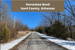 Arkansas, Izard County, 0.30 Acre Lot 181, Horseshoe Bend (Near Diamond Lake) TERMS $62/Month