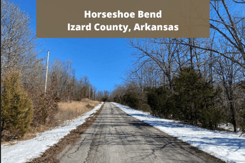 Arkansas, Izard County, 0.44 Acre Lot 418, Horseshoe Bend. TERMS $61/Month