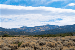 Aerial view of Colorado Trinchera Creek Estates Lot 1, Unit 2, Block 5 in Costilla County, showing surrounding landscape and property boundaries.