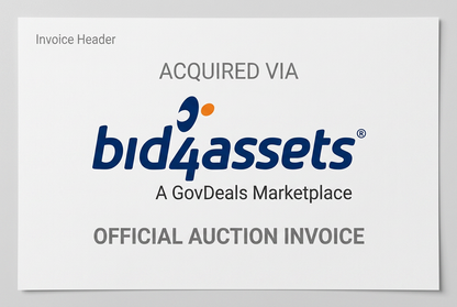 Official Bid4Assets Auction Invoice Source
