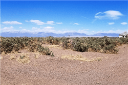 Aerial view of a 0.07-acre lot in Town of Mosca, Alamosa County, Colorado, shown in Onlinelandsales image file.
